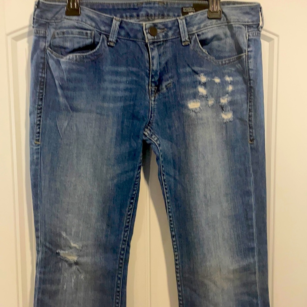 William Rast Distressed Boot cut jeans